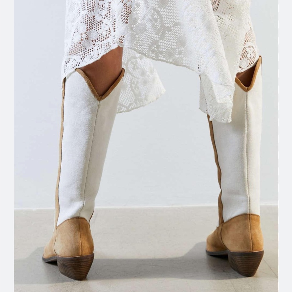 NWB Urban Outfitters UO tall cowboy boots - Picture 3 of 12